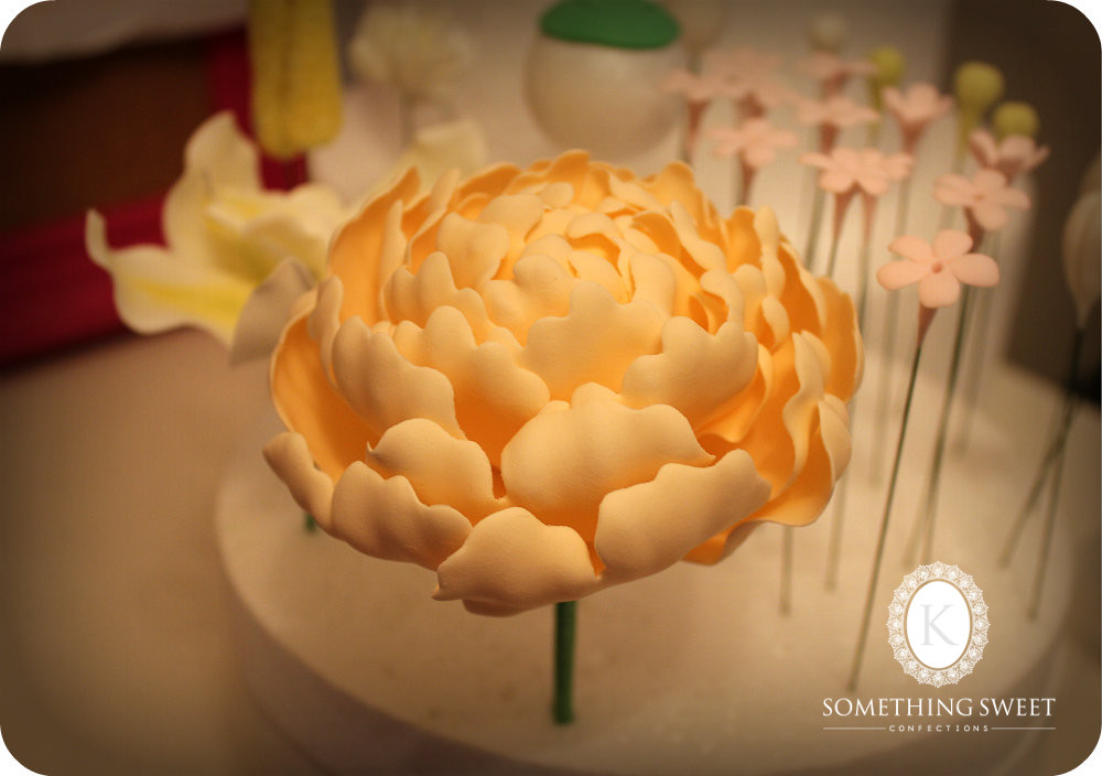 {Katie's Something Sweet} How to make a gumpaste closed peony