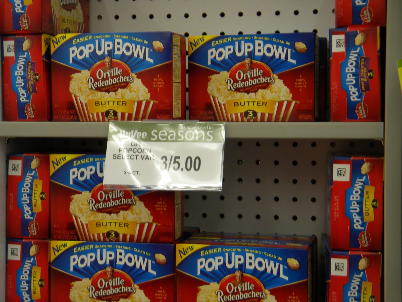 Living Laughing Saving Saving Orville's New Pop Up Bowl Popcorn