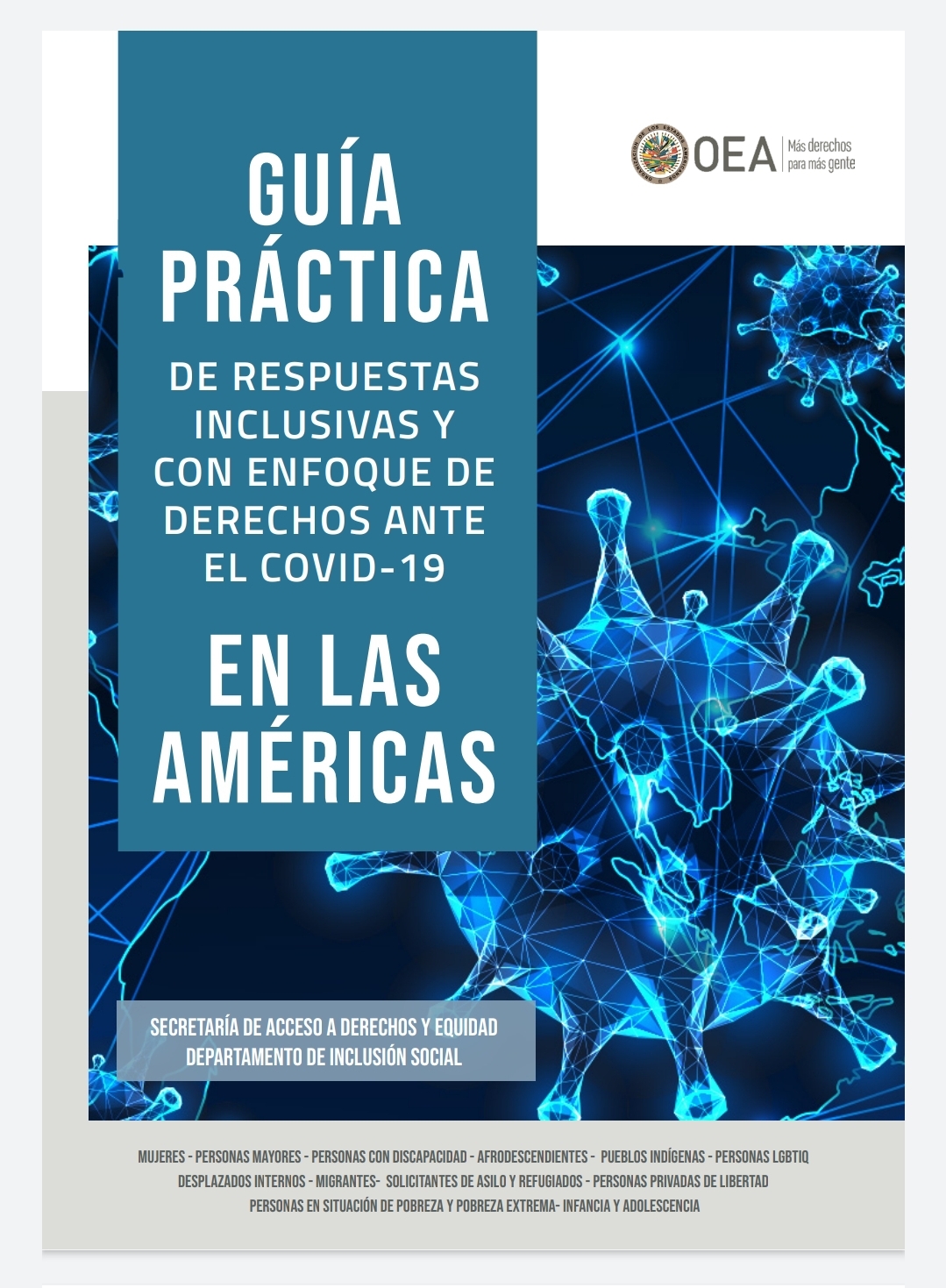 Guía Práctica de Respuestas Inclusivas y con Enfoque de Derechos ante el COVID-19 en las Américas