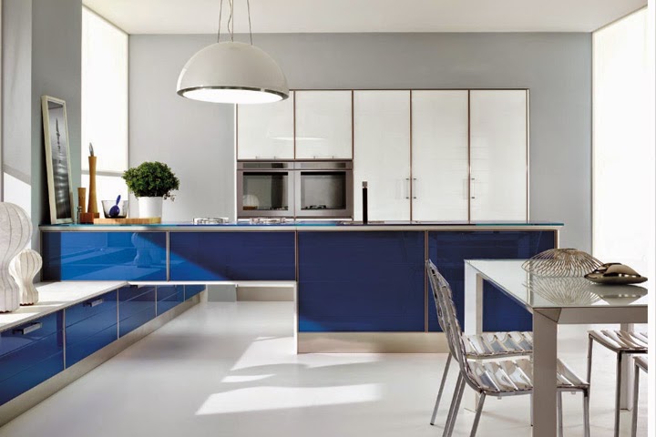 10 fotos de cocinas azules - Colores en Casa