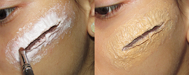 Tutorial: Ferimento de papel toalha para o Halloween 8