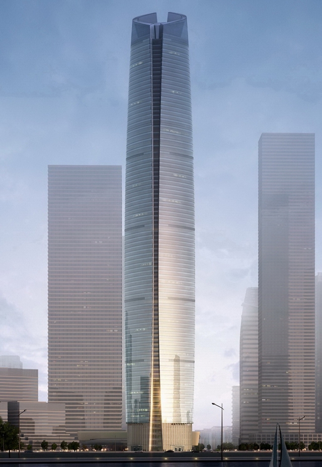 World of Architecture Skyscrapers Wuhan Center, Highest Building of Central China
