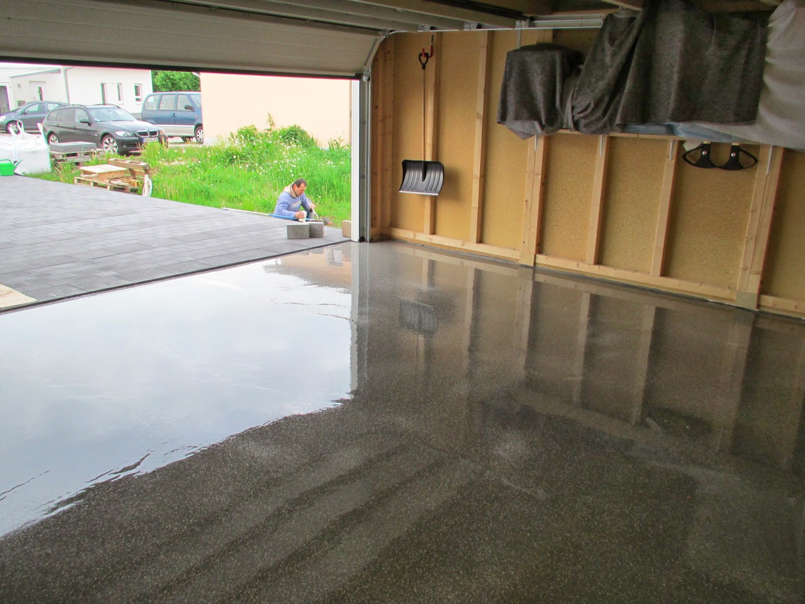 Hausbau: Garagenboden