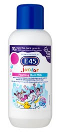 E45 junior foaming bath milk