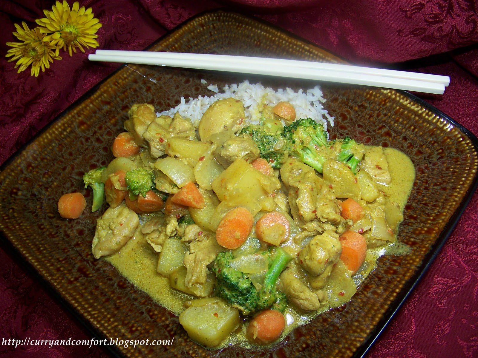 Kitchen Simmer Chinese Chicken Curry Stir Fry