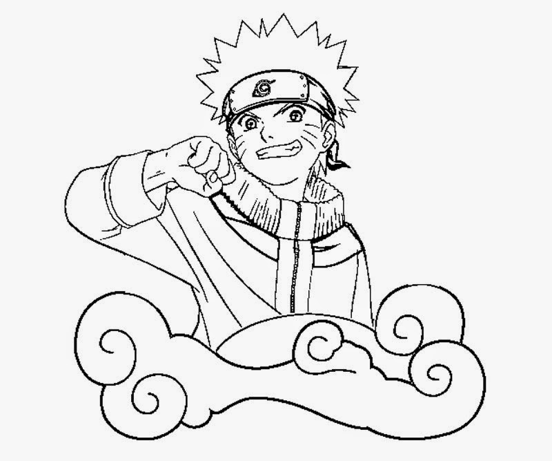 Ausmalbilder zum Ausdrucken: Ausmalbilder Naruto