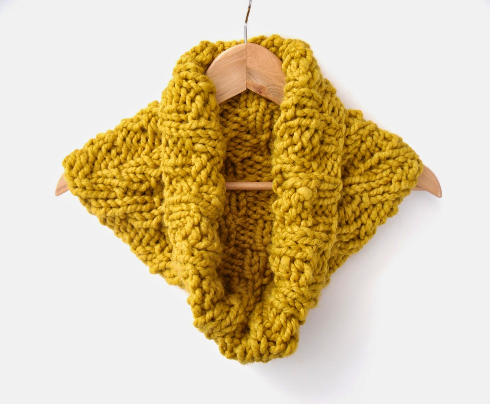  Mustard chevron cowl