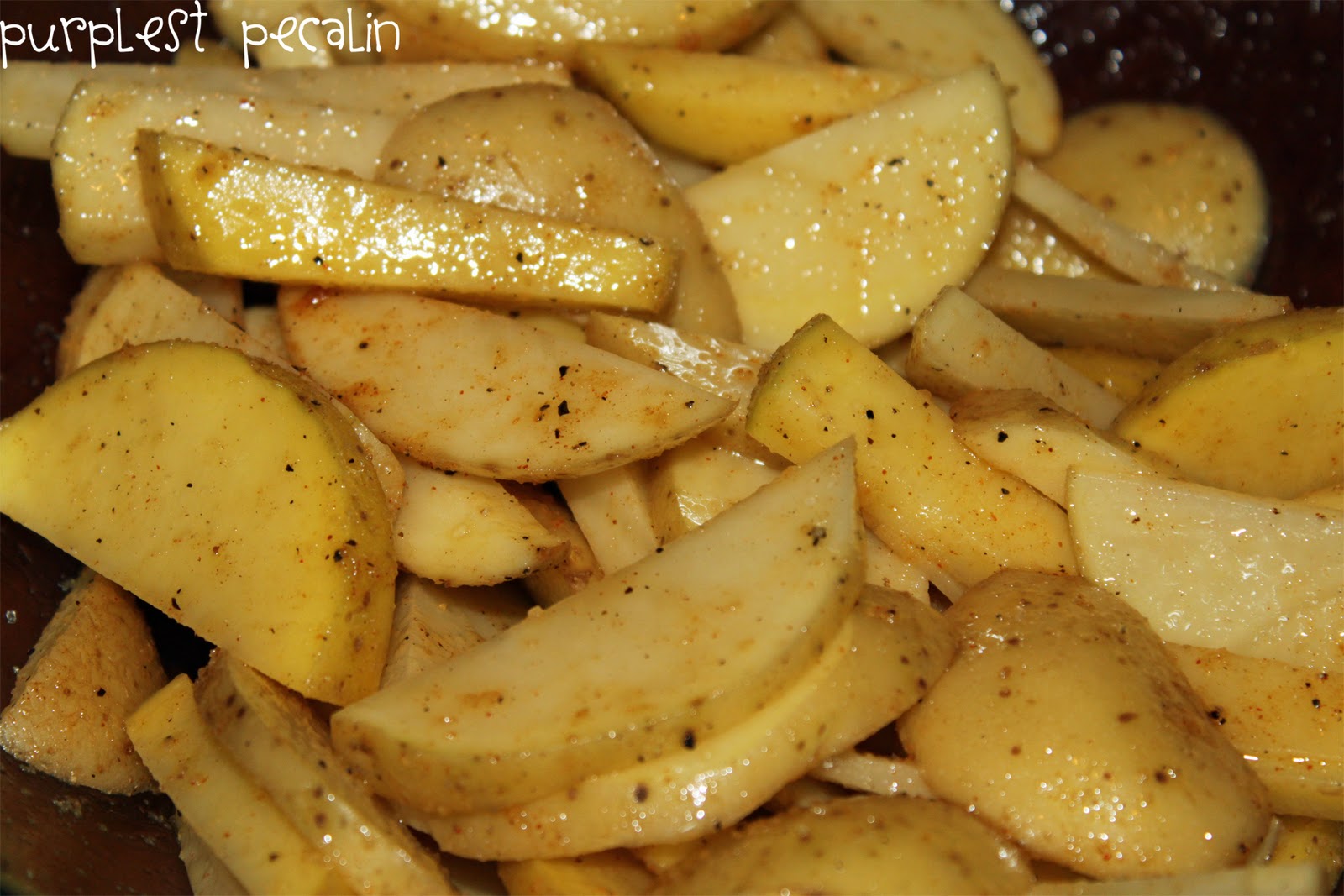 Purplest Pecalin Yukon Gold Baked Fries