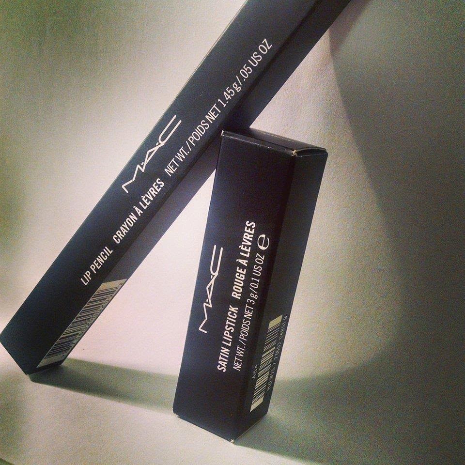 The Real Beauty Mahogany lips! MAC Paramount lipstick and Mahogany liner!