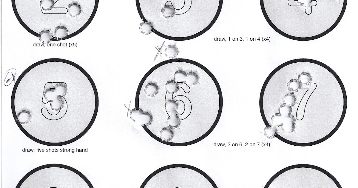 Musings Over a Barrel Dot Torture Shooting Drill