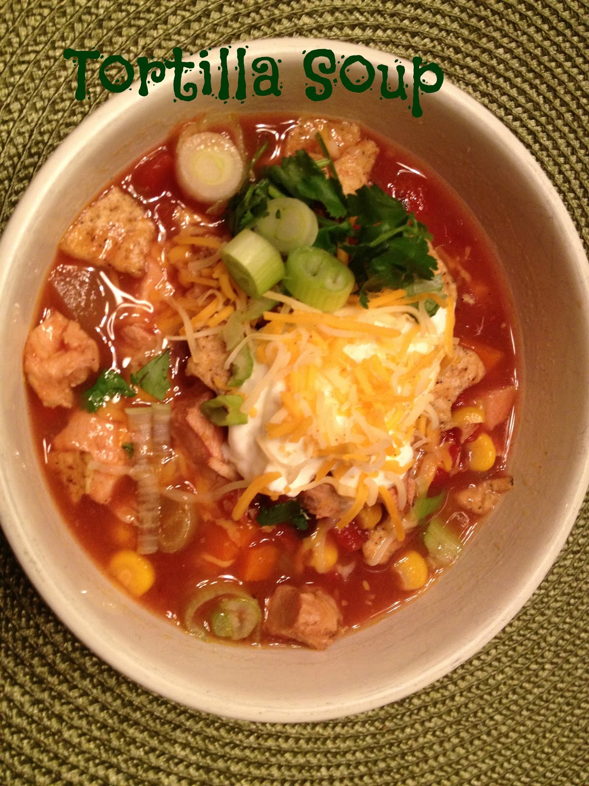 Tortilla Soup Crock Pot Recipe