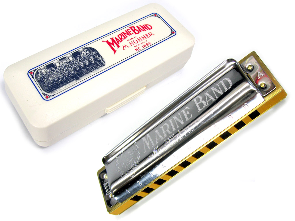 The world of banjo and harmonica The Hohner Marine Band a famous harp