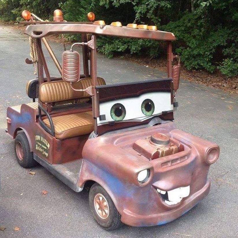 Just A Car Guy golf cart humor