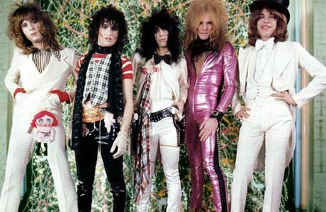 the ineffably glam New York Dolls