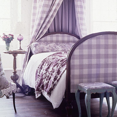 Silver Purple Bedroom