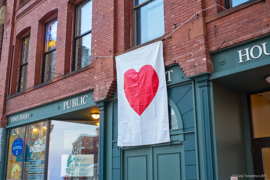 February 14 2015 Valentine's Day bandit in Portland, Maine USA photo by Corey Templeton