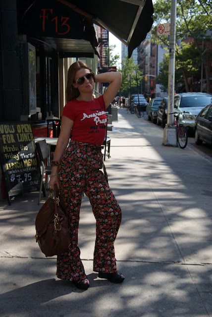 greenwich village pics, fashion and cookies, hippy look