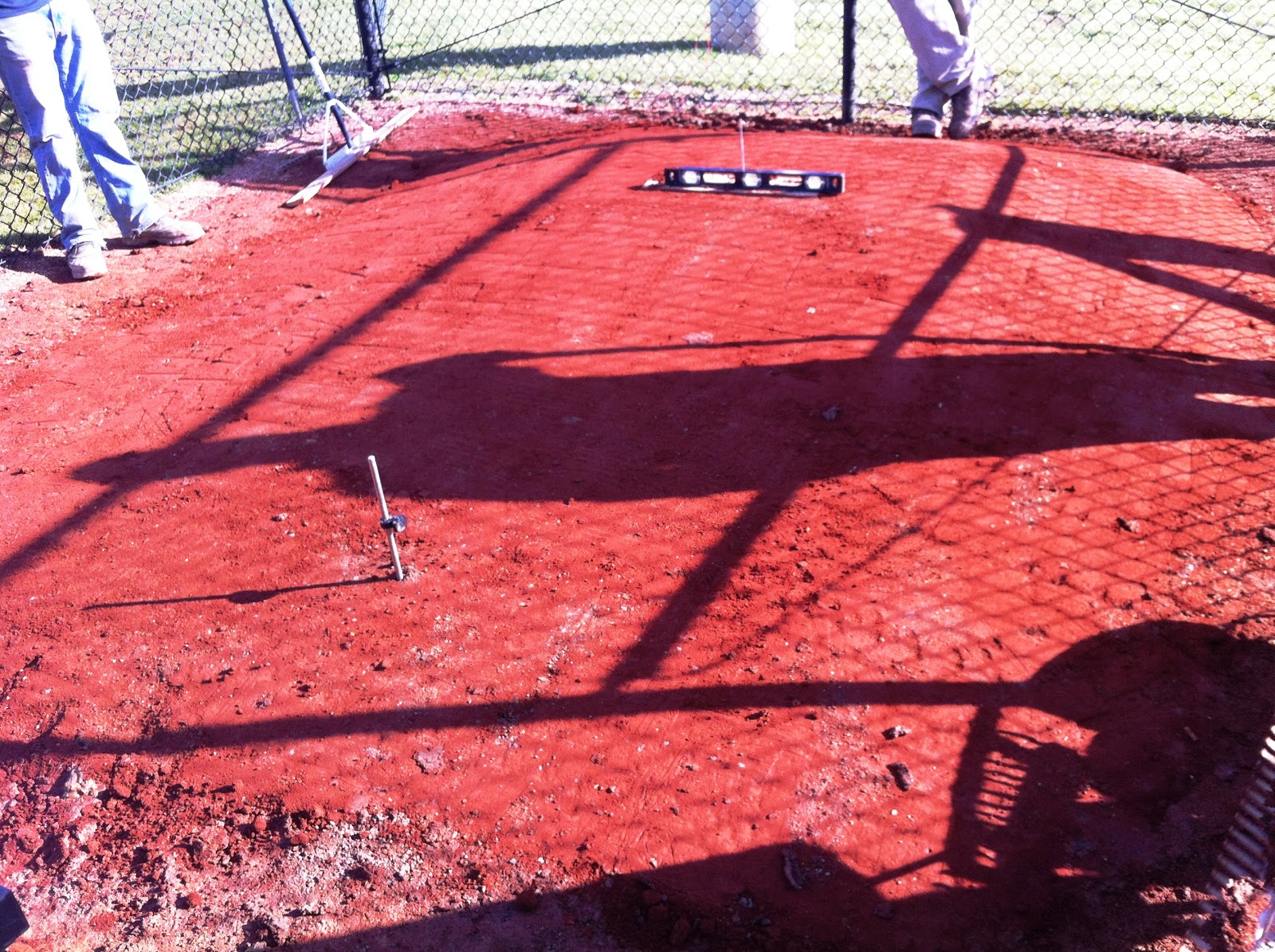 Elizabethtown Sports Park Turf and Field Maintenance Bullpen Mound Build