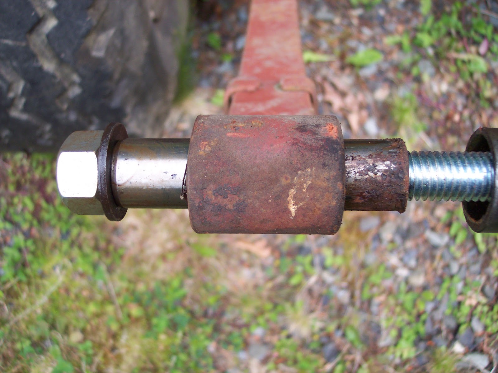 Chev 235 guy Spring Shackle Bushing Replacement