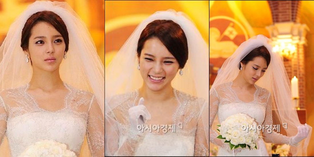 Park si yeon wedding + foto - foto.
