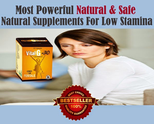 Natural Supplement for Low Stamina