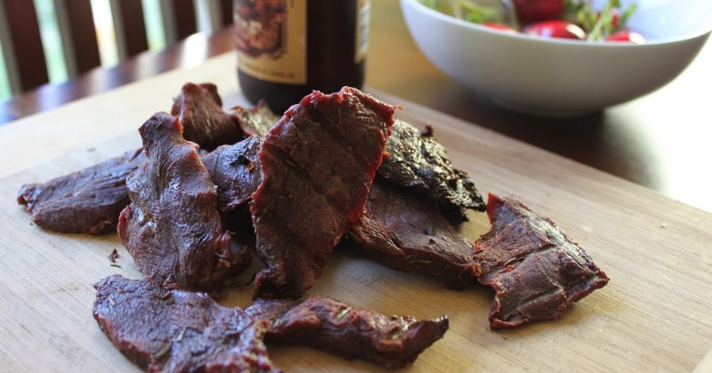 Rhubarb and Venison Goose Jerky