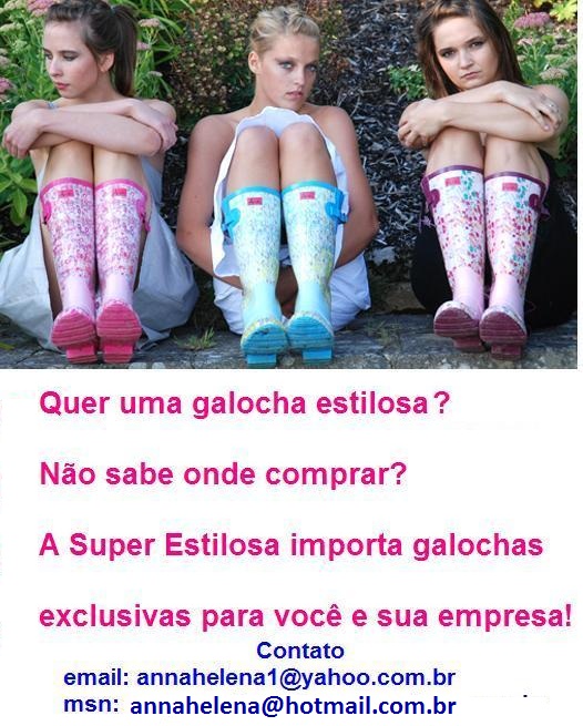 Bonitas Galochas By Super Estilosa