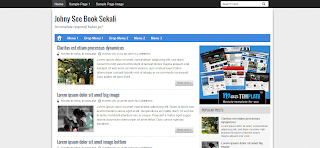 Johny See Book Sekali Blogger Template is a Responcive And Clena Blogger Template