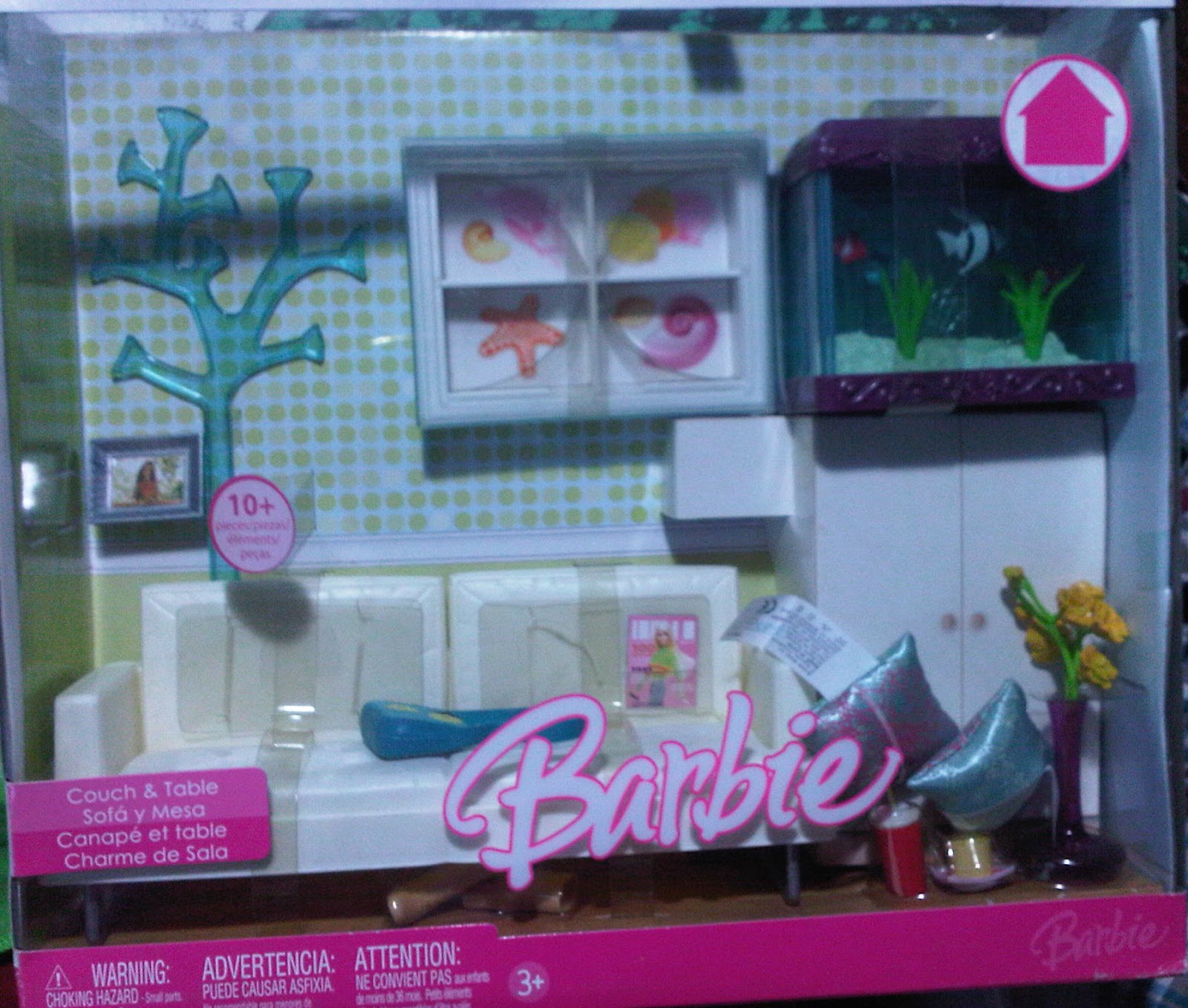 barbie couch set
