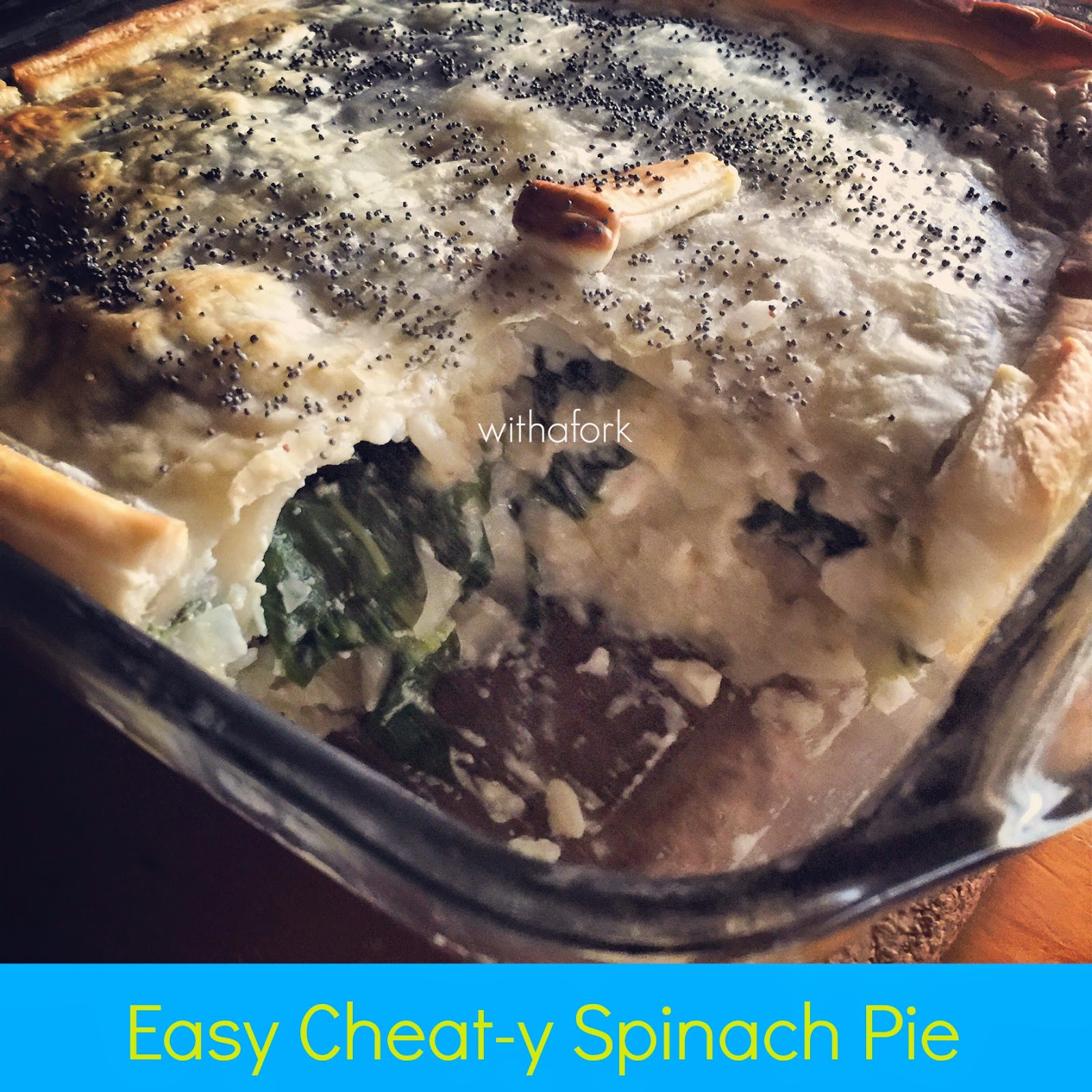 Recipe: Easy spinach pie