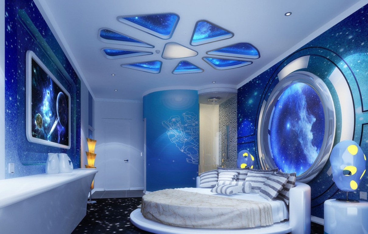 Space Theme Bedroom