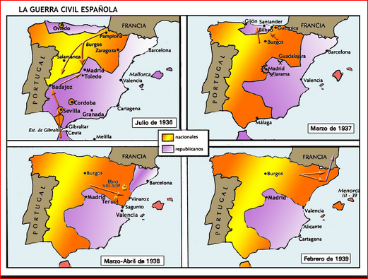 041.- La Guerra civil española. - Algargos´ web. Resumen de Arte, Historia  y Geografía