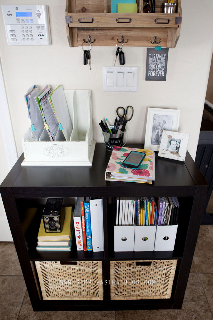 Budget Friendly Family Command Center - simple as that
