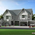 Sloping roof villa in 2700 sq.feet