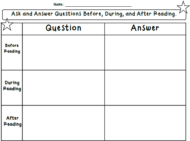 Teacher's Take-Out: Ask and Answer Questions CCSS - Freebie!