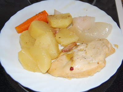 Pechuga de pollo en escabeche