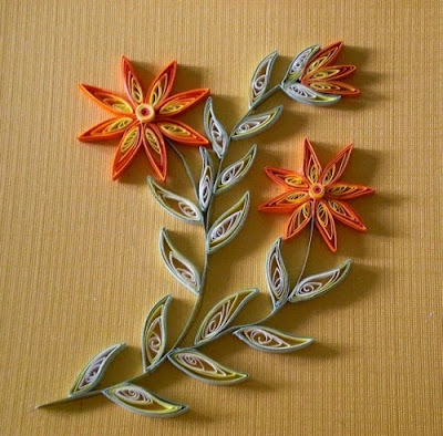 Idéias de flores de quilling (papel)