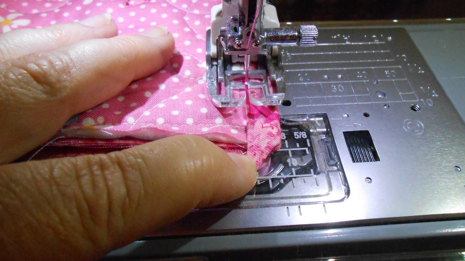 Because I say sew ;) Machine Binding made simple....Part 2 (the front)