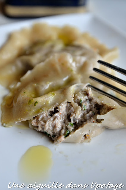 ravioli won ton sardine st Moret