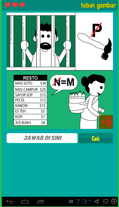 Jawaban Tebak Gambar Beserta Gambarnya Level 9 - West Papua