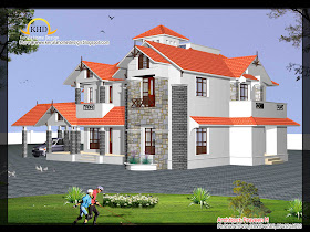 348 Square Meter (3750 Square Feet) House Elavation - July 2011 348 Square Meter (3750 Square Feet) House Elavation - July 2011