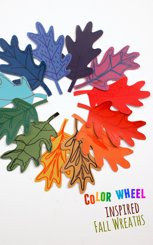 paint chip color wheel