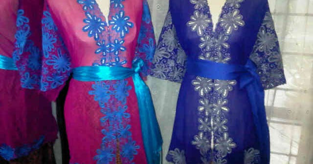 kebaya akad hijab modern motif bunga