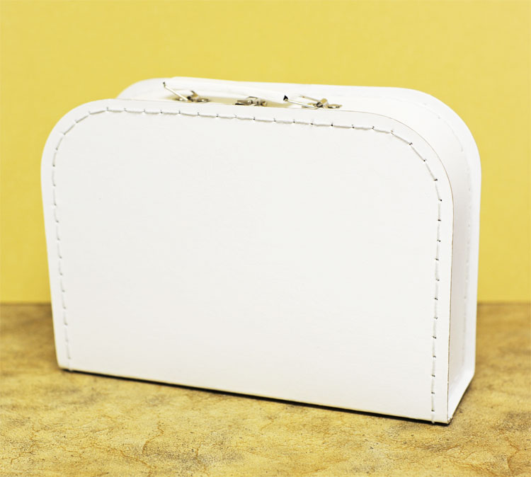 Ben Franklin Crafts and Frame Shop Decorating a Paper Suitcase