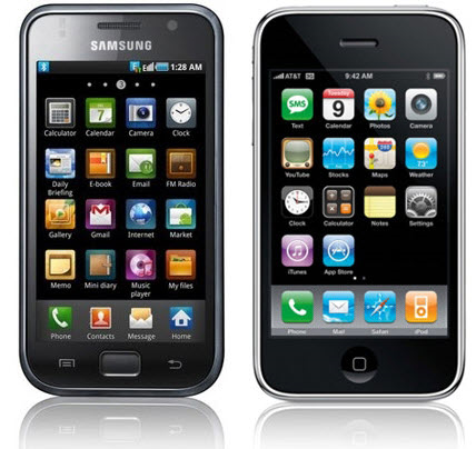 samsung and iphone