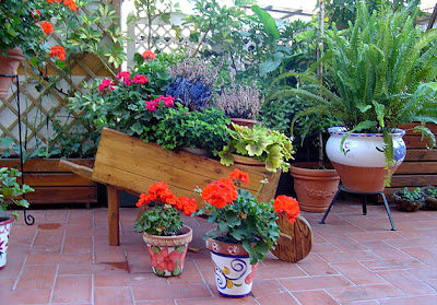 ARTE Y JARDINERÍA : EL JARDÍN EN MACETAS