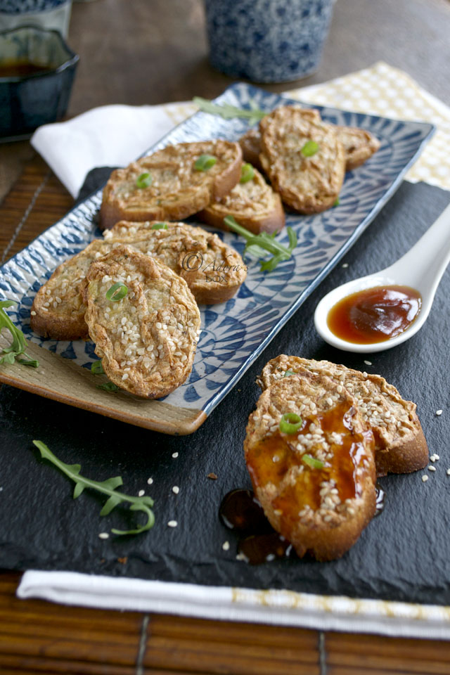 Adora's Box BAKED SESAME PRAWNS ON TOAST