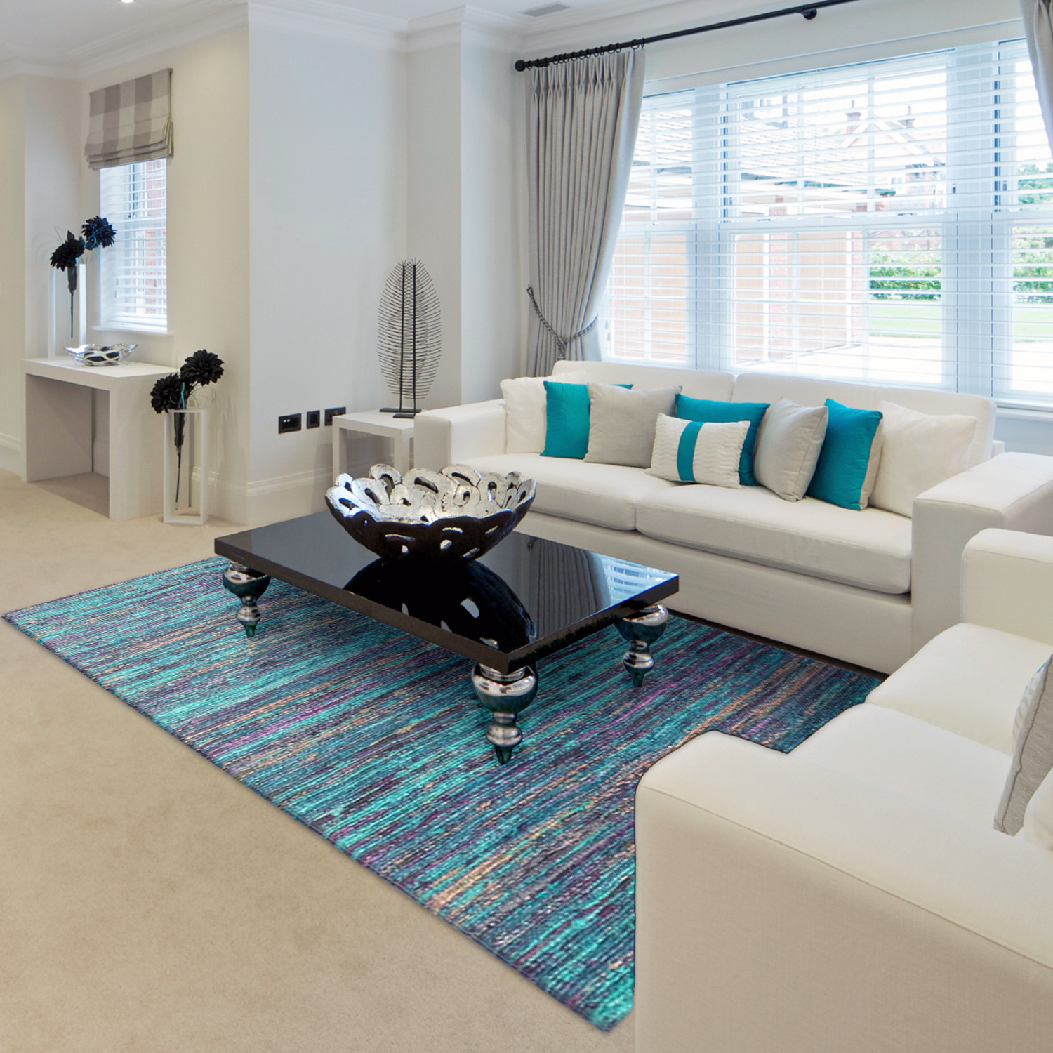 Touch of Materia Madison Inc. Rugs. Luxurious Cowhide + Silk Rugs