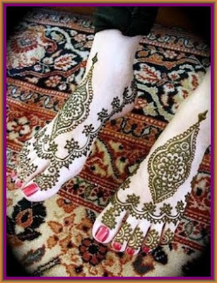 New Latest Eid Mehndi Style Fashion For Girls 2013