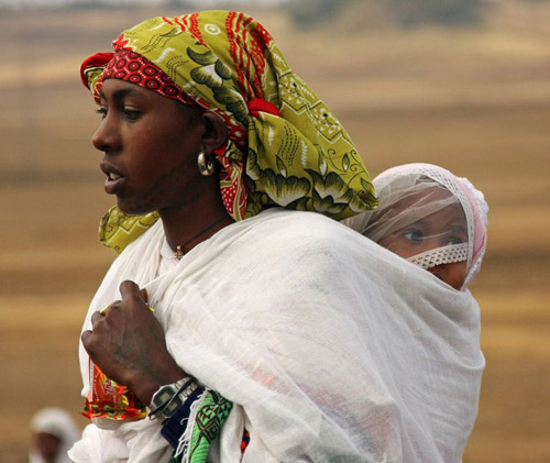 Fotos Comoventes de Mães Africanas